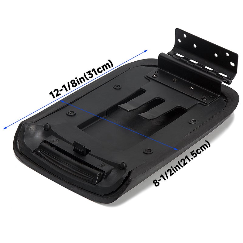 ECOTRIC Center Console Armrest Lid Cover Compatible with 2005-2009 Ford Mustang Replacement for 5R3Z-6306024-AAC, 5R3Z6306024AAC - Image 2